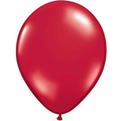 Qualatex Jewel Ruby Red Latex Balloon