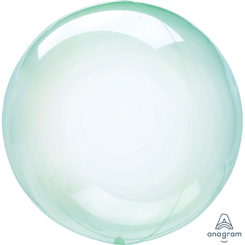 Crystal Clearz 50CM Green Balloon