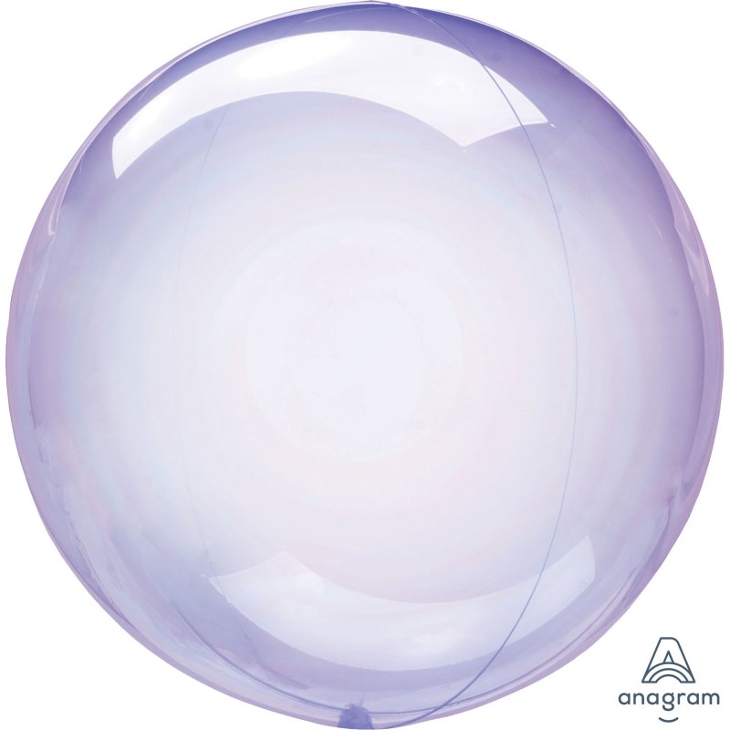 Crystal Clearz 50CM Purple Balloon