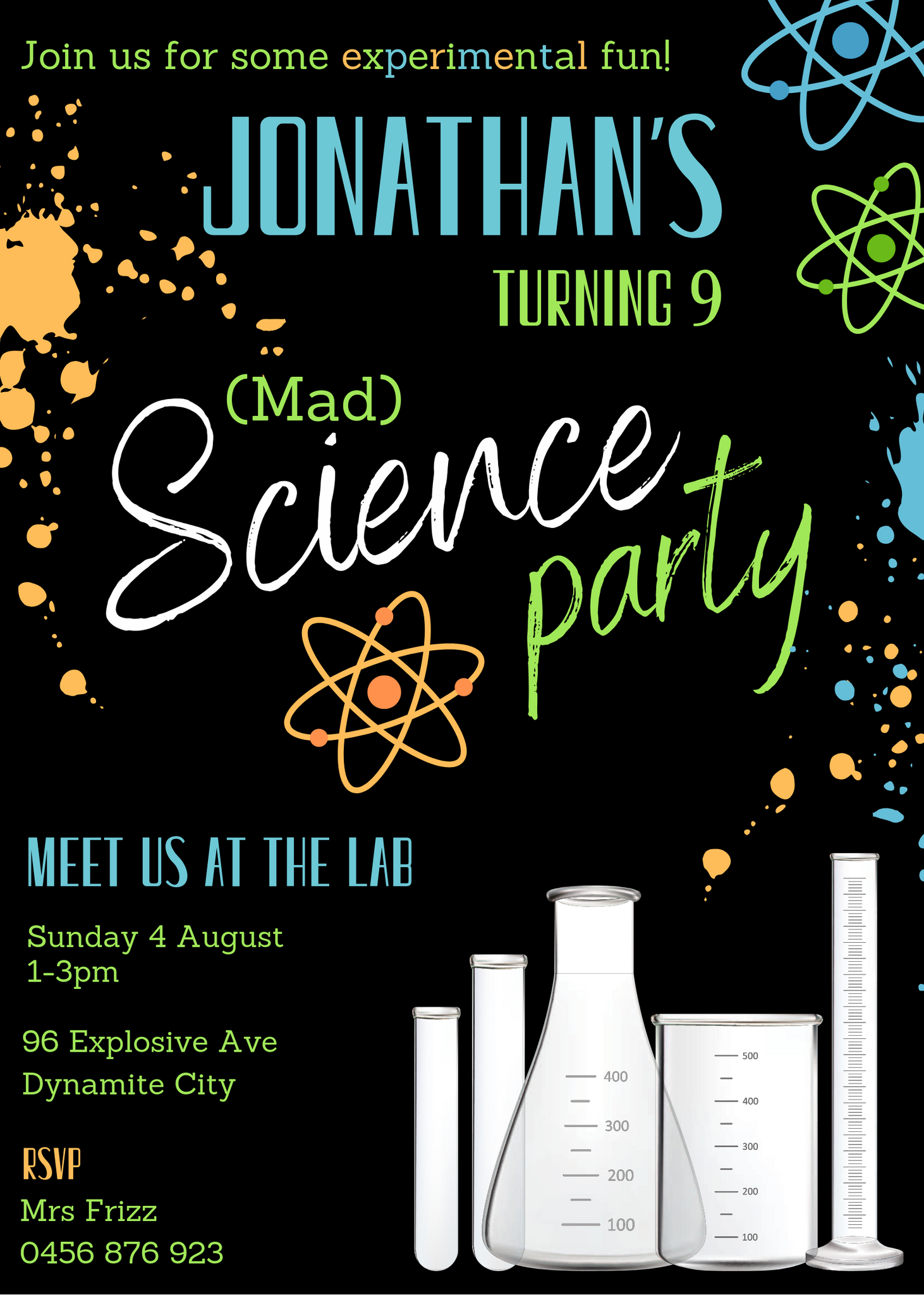 Theme　–　Mad　Squeezy　Science　Lemon　in　Box　a　Party　Parties
