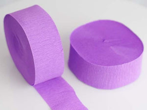 Crepe Streamer Lavender