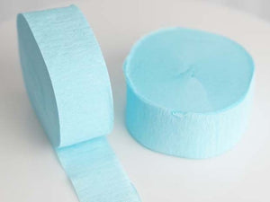 Crepe Streamer Baby Blue